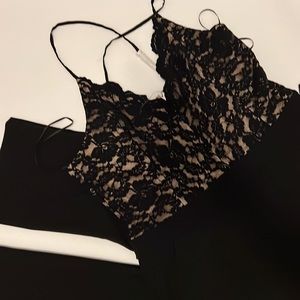 Black and nude jumpr